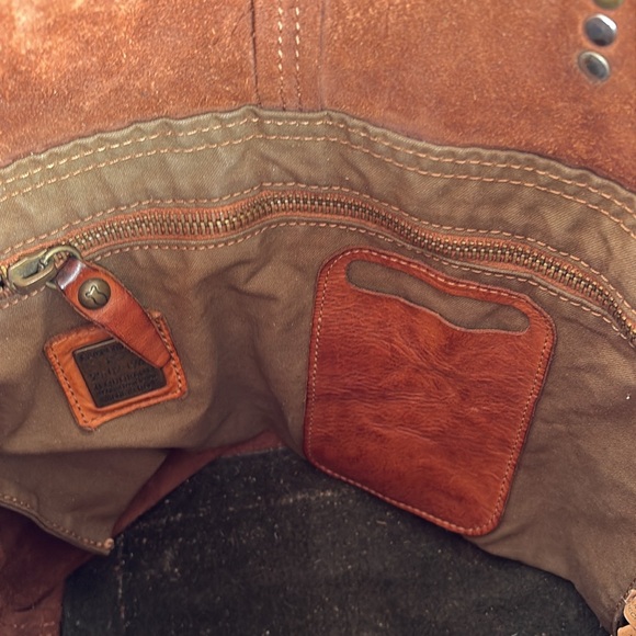 Campomaggi Brown Studded Tote Bag - Picture 6 of 13